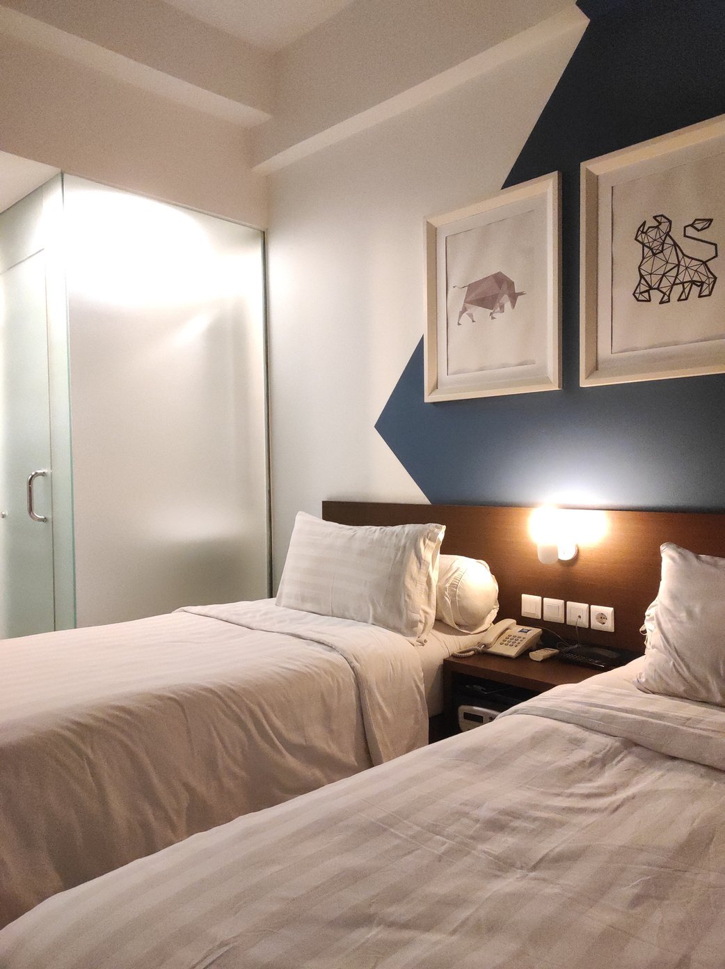 Hotel Room with Two Beds